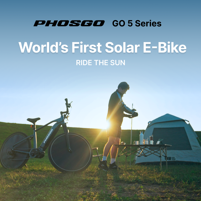 PHOSGO Go5 Ultra - World's First Solar E-Bike