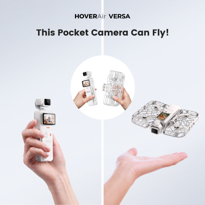 HOVERAir VERSA: This Pocket Camera Can Fly