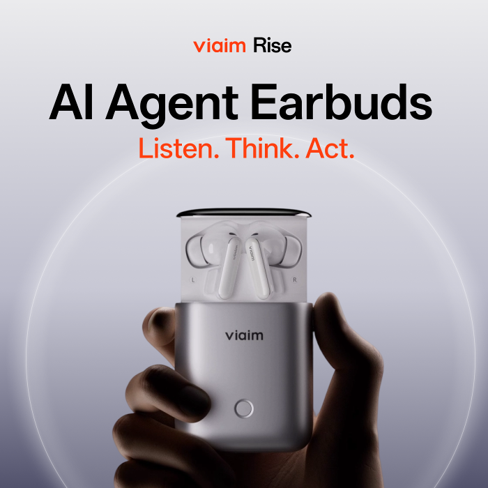 viaim Rise: AI Agent Earbuds for ChatGPT, Claude & Gemini
