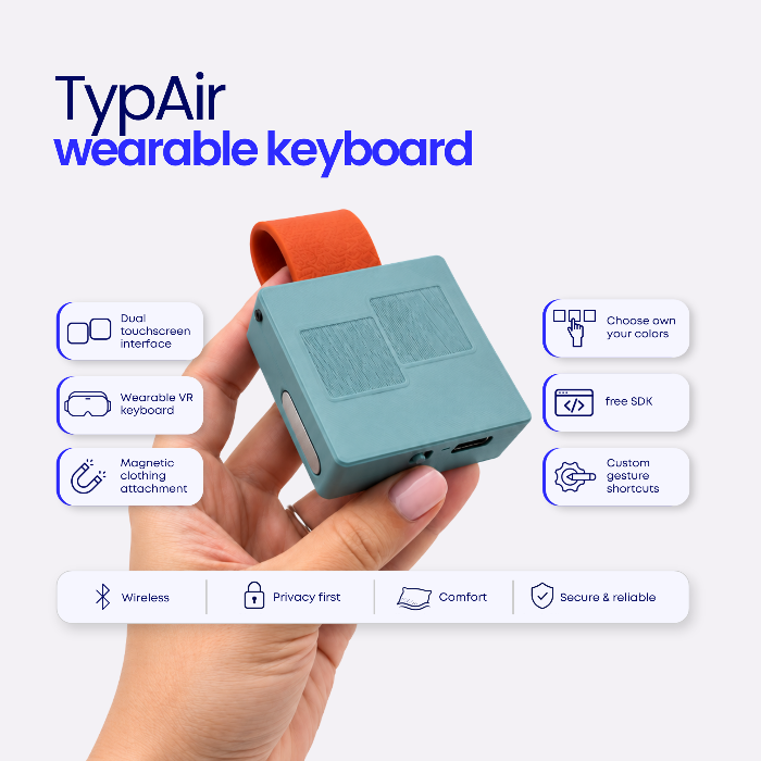 TypAir: The keyboard you wear.