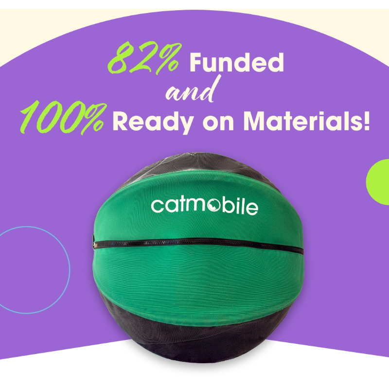 Catmobile: Outdoor exercise ball for indoor cats by Furball