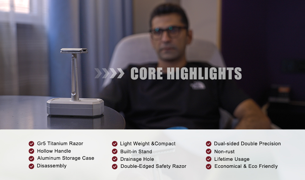 Collapsible Razor Titanium Collapsible Razor for On-the-Go Shaving by TrekGear - Indiegogo