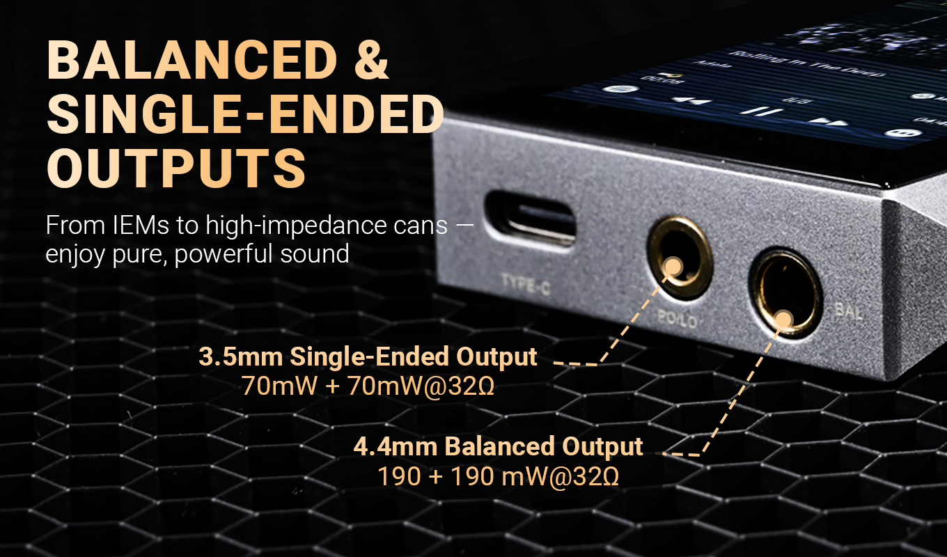 AP80 PRO MAX All-in-One Hi-Res Streaming Music Player by Hidizs