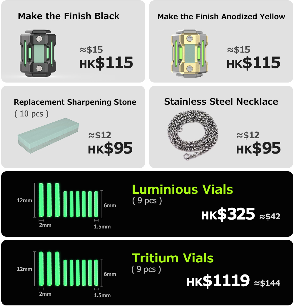 TiSpinx: Titanium Pendant That Redefines EDC by TIGO Team - Indiegogo
