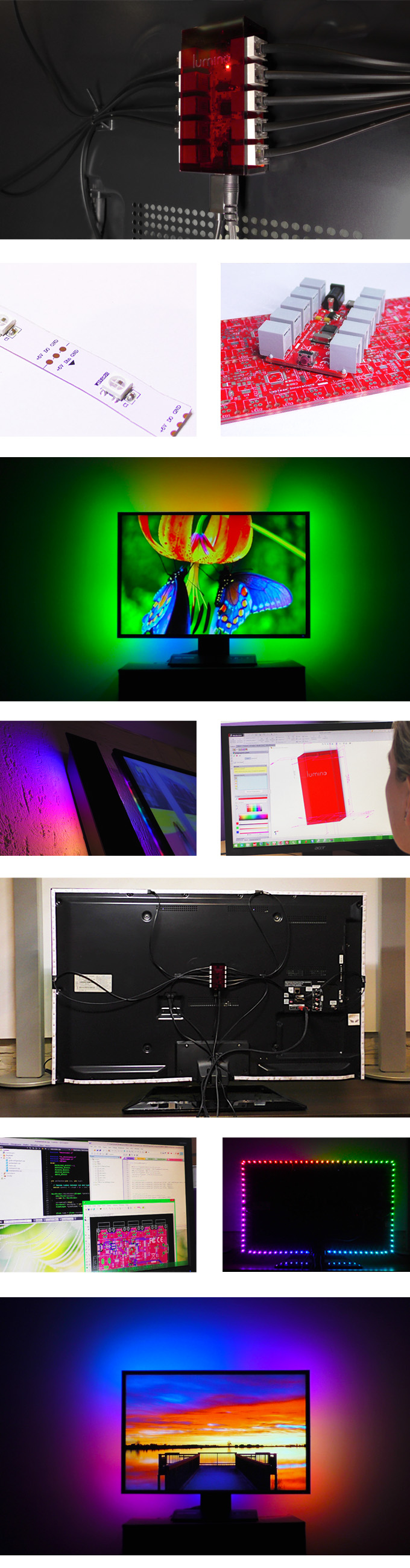 LUMINO - ambient backlight for your screens by Robert Jaszczyk - Indiegogo
