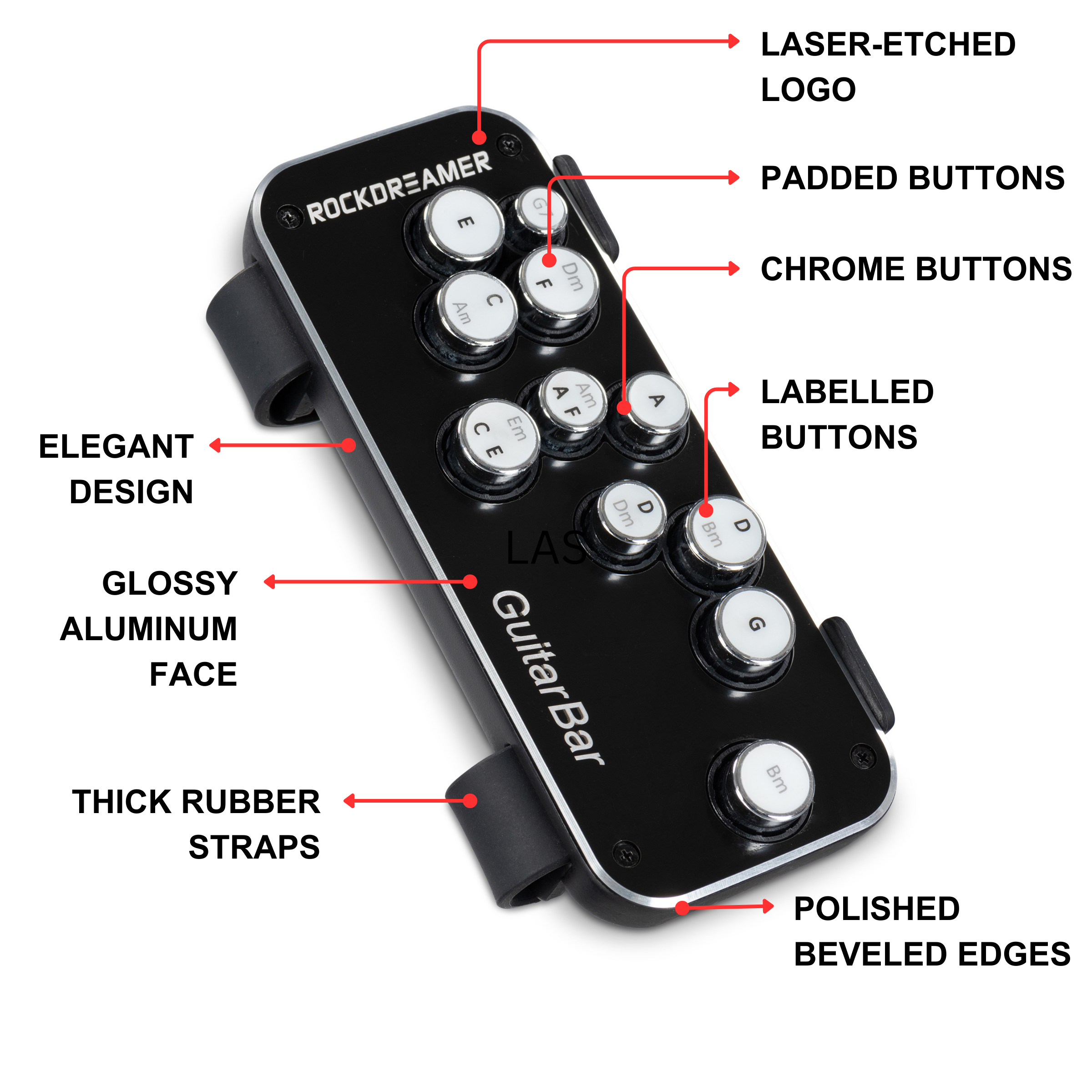 ROCKDREAMER GuitarBar ギターアシストデバイス ROCKDREAMER GuitarBar: Premium GuitarAssist Device by RockDreamer