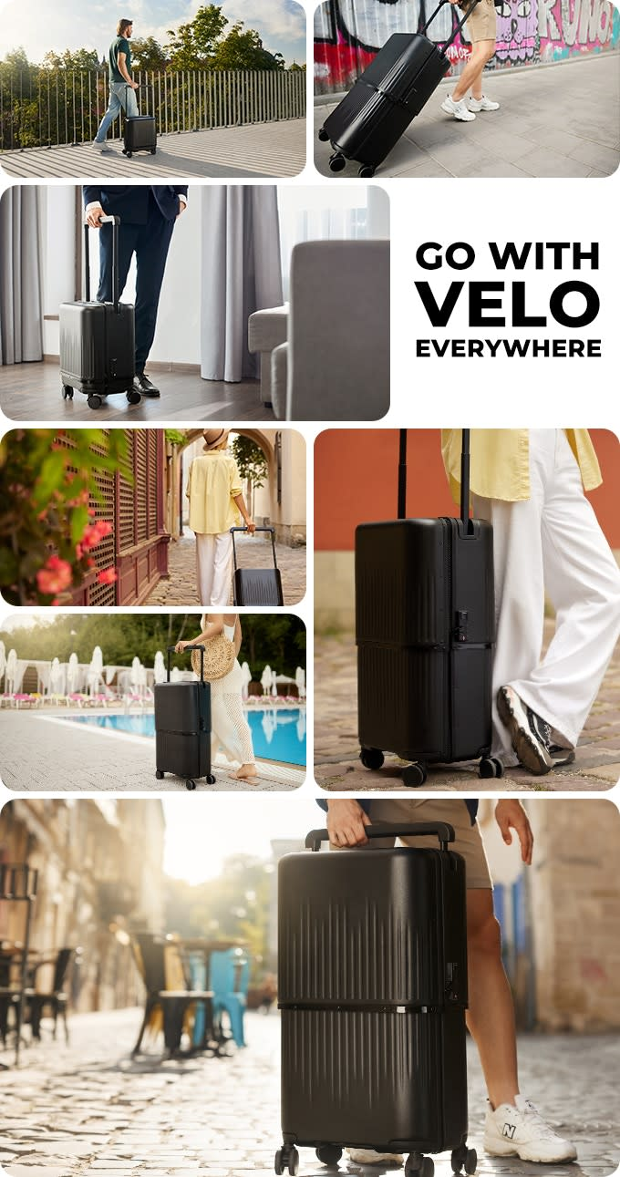 VELO Luggage: 3-in-1 Expandable Hardside Luggage by VELO Official