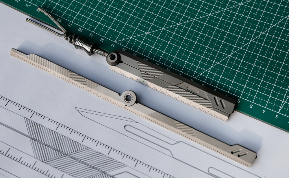 Godiegogo Ruler The Prule: Ti Multifunctional EDC Foldable Ruler by IdeaSpark - Indiegogo