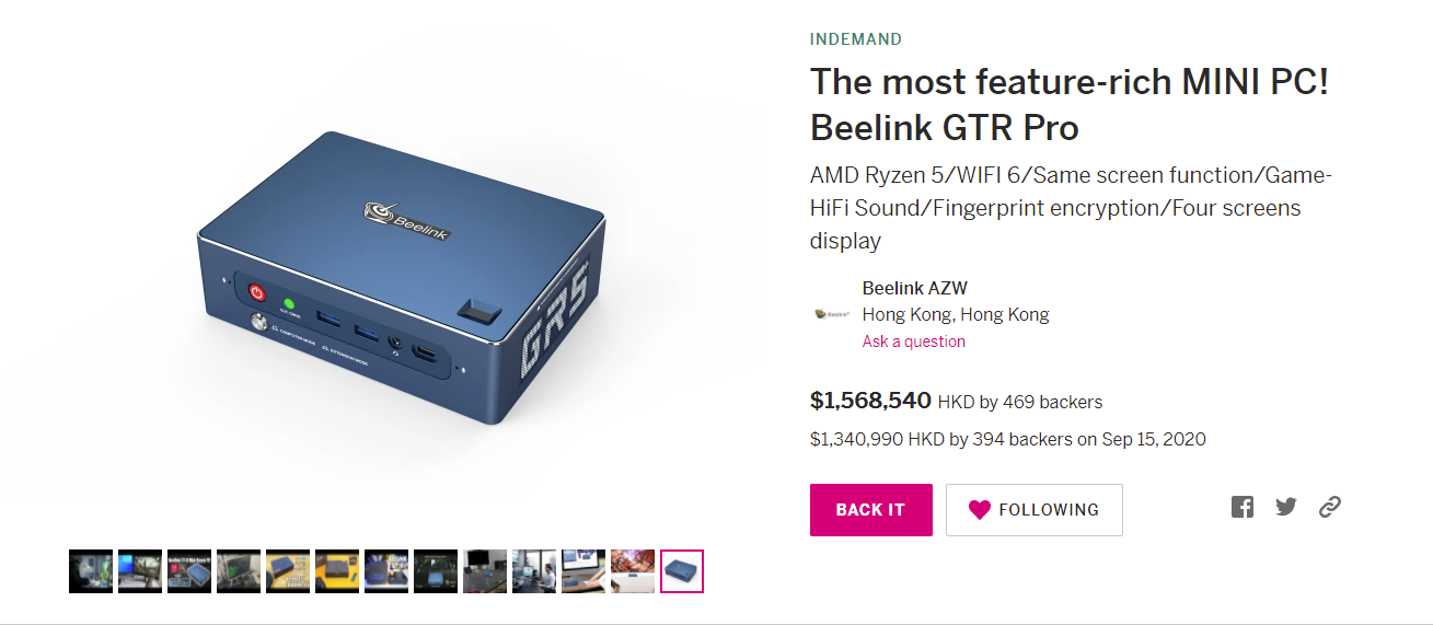 Beelink GTR5: Powerful AMD Ryzen 9 Gaming Mini PC by Beelink AZW