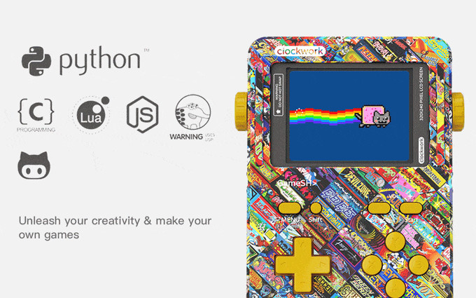GameShell, Open Source Retro Gaming & STEM Console by clockwork - Indiegogo