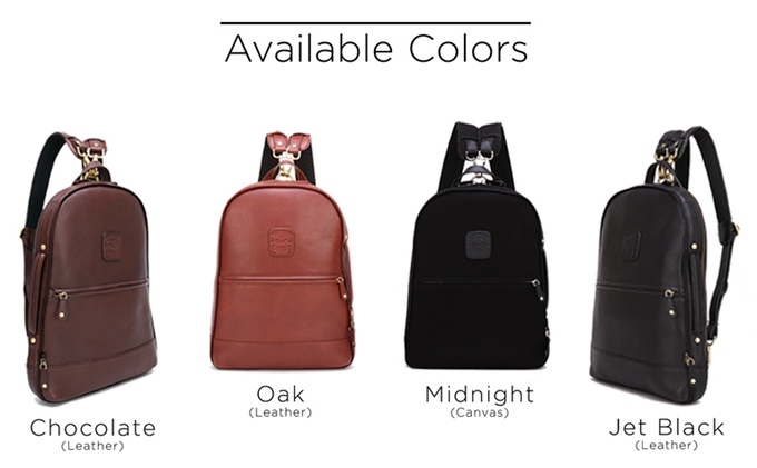 The Leather Duffle Backpack 6-in-1 Set Zip Pack Go by johnathan webster -  Indiegogo
