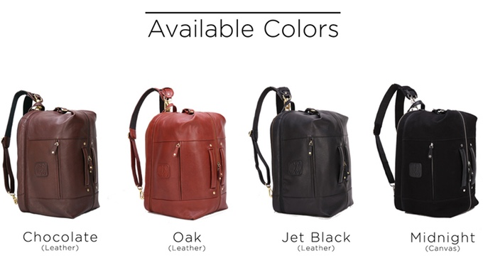 The Leather Duffle Backpack 6-in-1 Set Zip Pack Go by johnathan webster -  Indiegogo