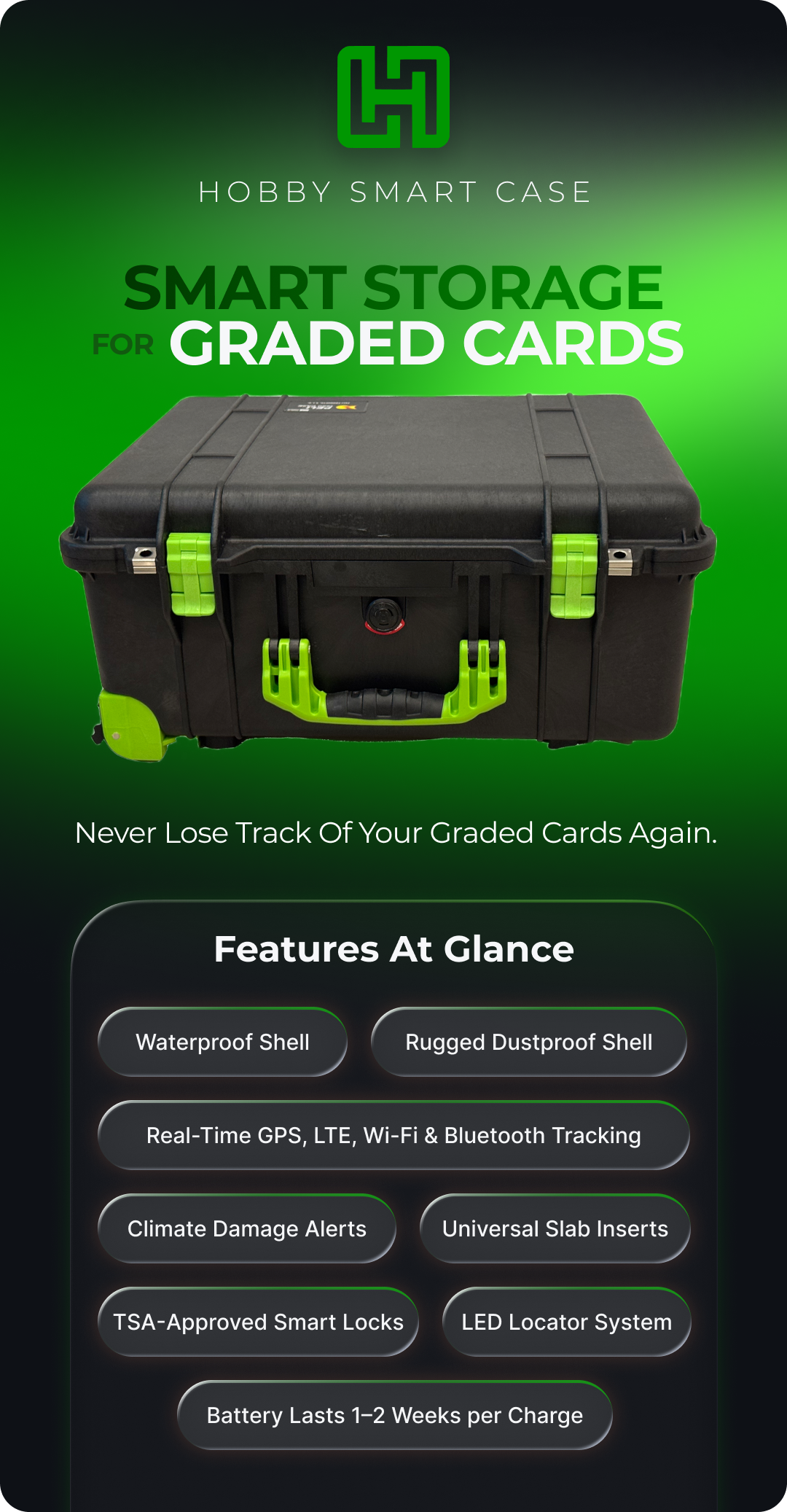 Hobby Smart Case: Smart Storage for Graded Cards by Hobby Smart Case ...