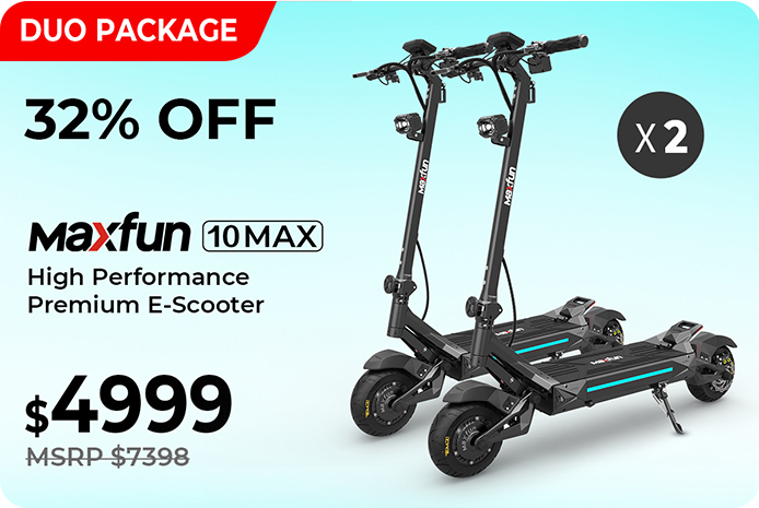 Maxfun 10 MAX: High Performance Premium E-Scooter by MaxfunScooter ...