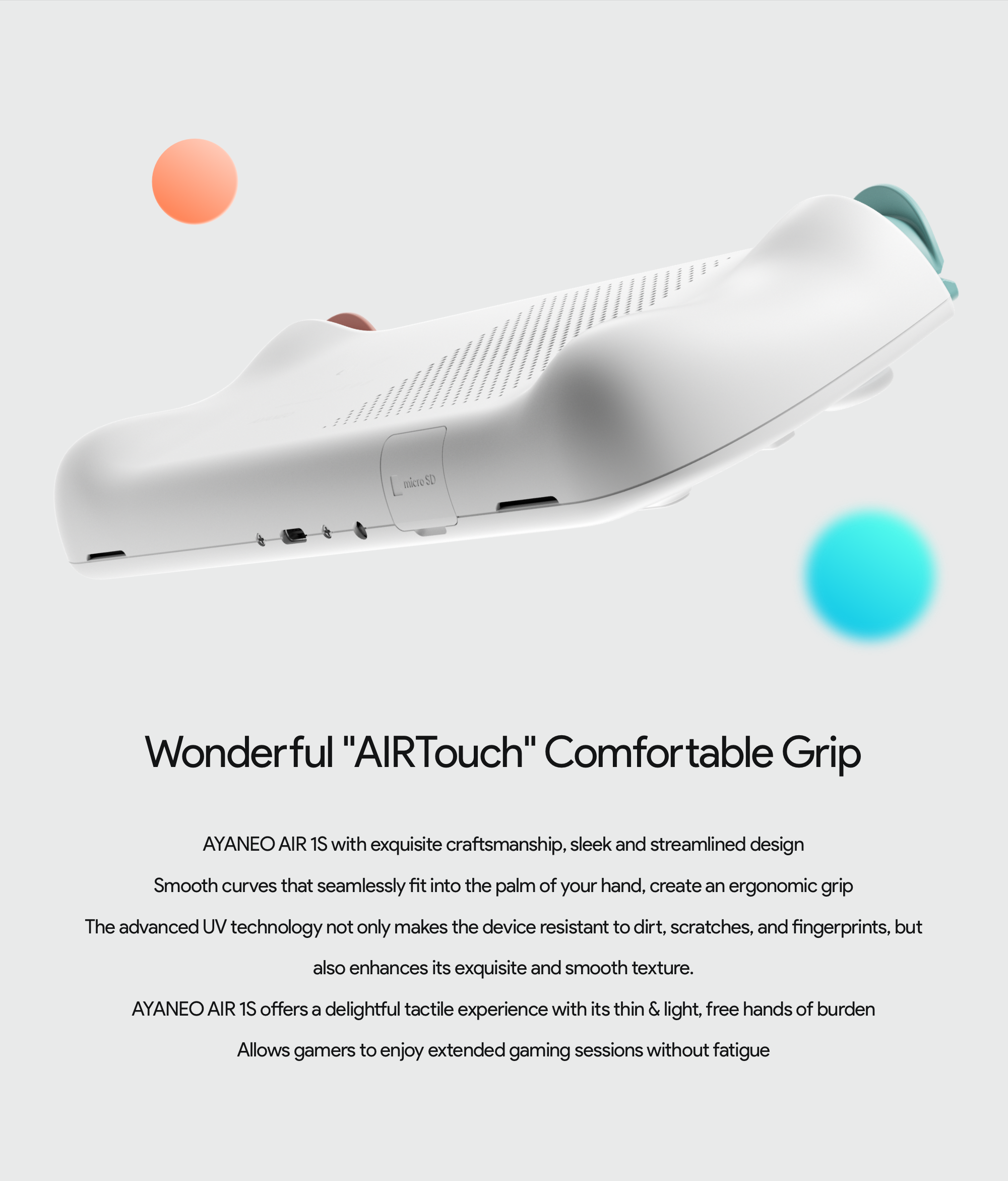 AYANEO AIR 1S: Light &Thin OLED AMD 8840U Handheld by AYANEO 