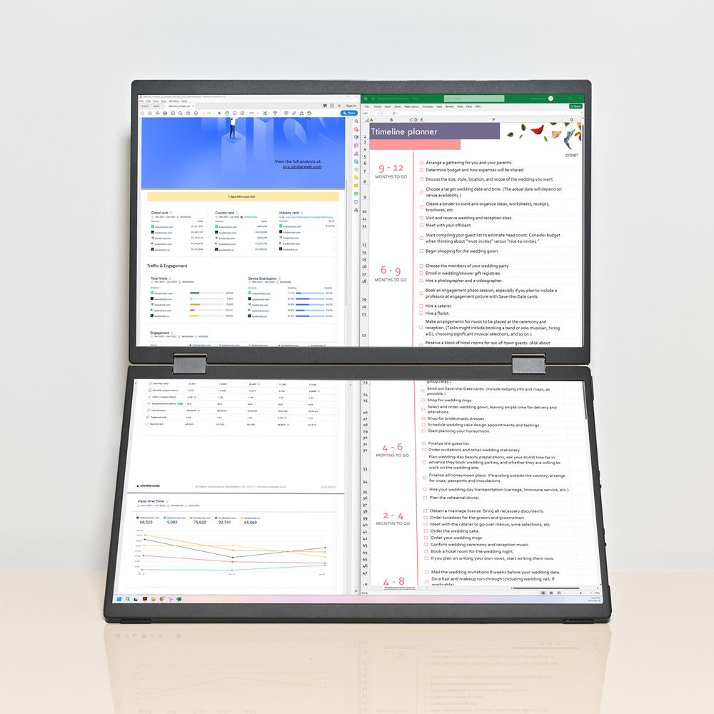 Vmonitor Vmonitor: The Best Foldable Dual 4K Monitors by V monitor - Indiegogo