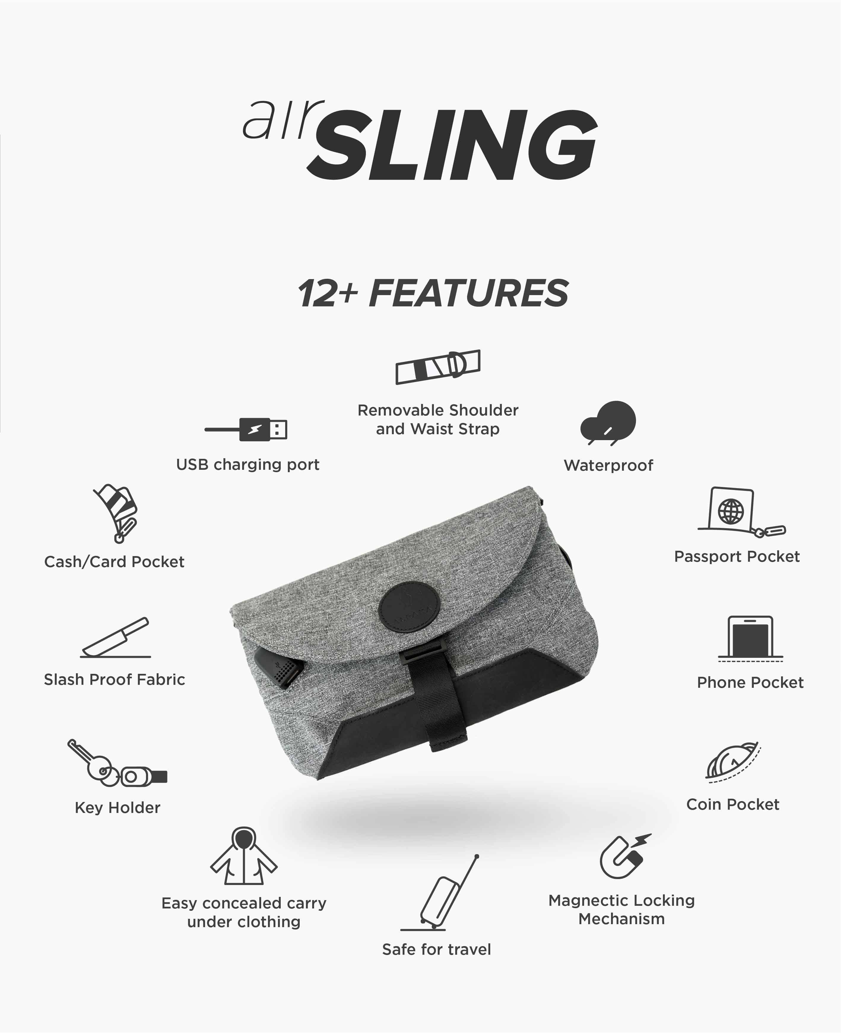 Air Sling: The World's Best Cutproof Sling Bag by ALPAKA - Indiegogo