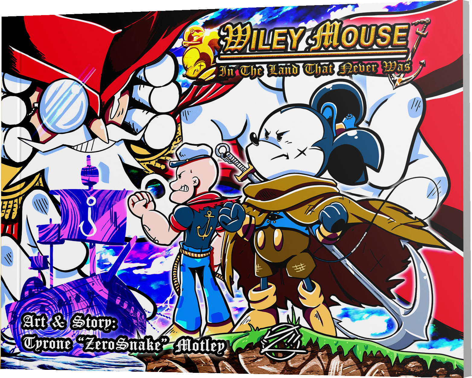 Wiley Mouse: In The Land That Never Was Comic Book by Tyrone