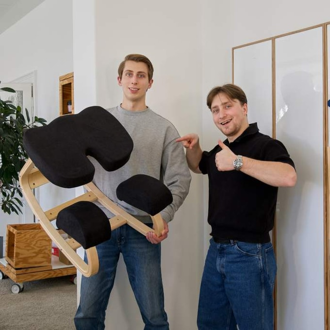 NOBEL 2.0 Kneeling Ergo Chair for Upright Posture by VILNO - Indiegogo