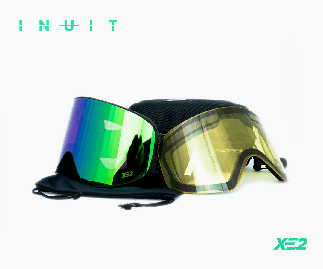 Messy Weekend Inuit Xep MessyWeekend Inuit Black Snow Goggles
