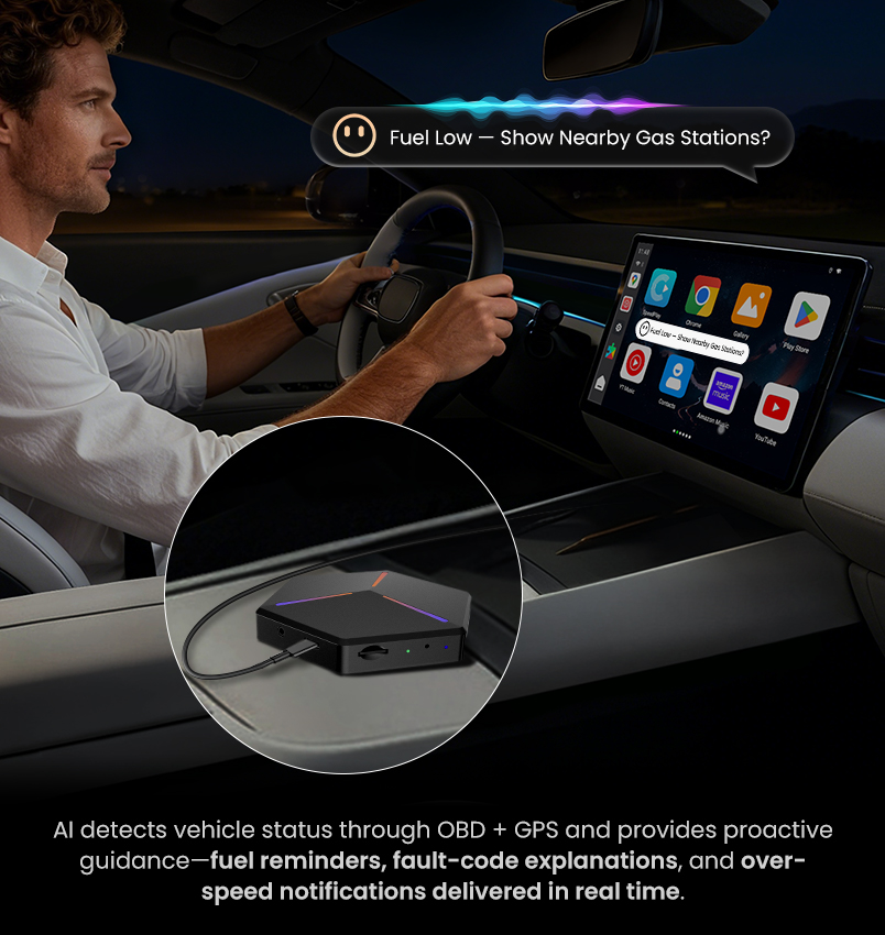 ATOTO CB7 Pro Headunit AI Console - GenAI Wireless CarPlay/AA