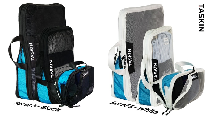 Taskin D Taskin Air Duo: Dual Sided Packing Cubes by Taskin SF - Indiegogo