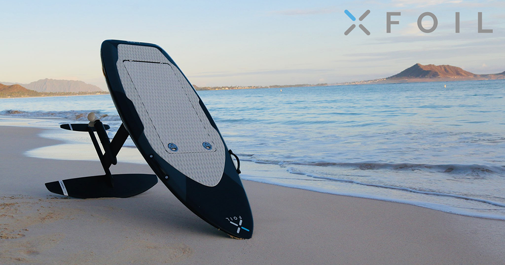 XFoil - Electric Carbon Fiber Surf & Hydrofoil by PLX Devices Inc