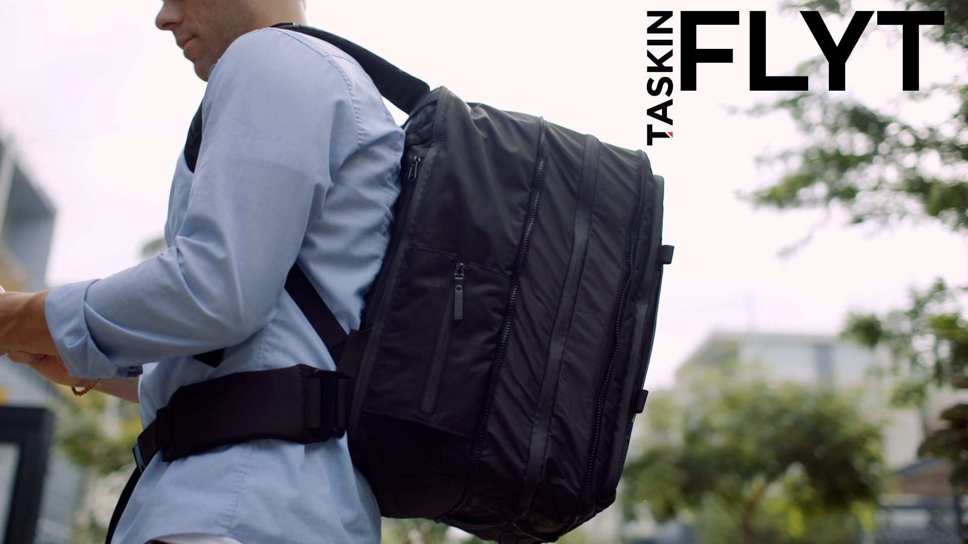 Taskine Tab Taskin FLYT Expandable Travel Backpack by Taskin SF - Indiegogo