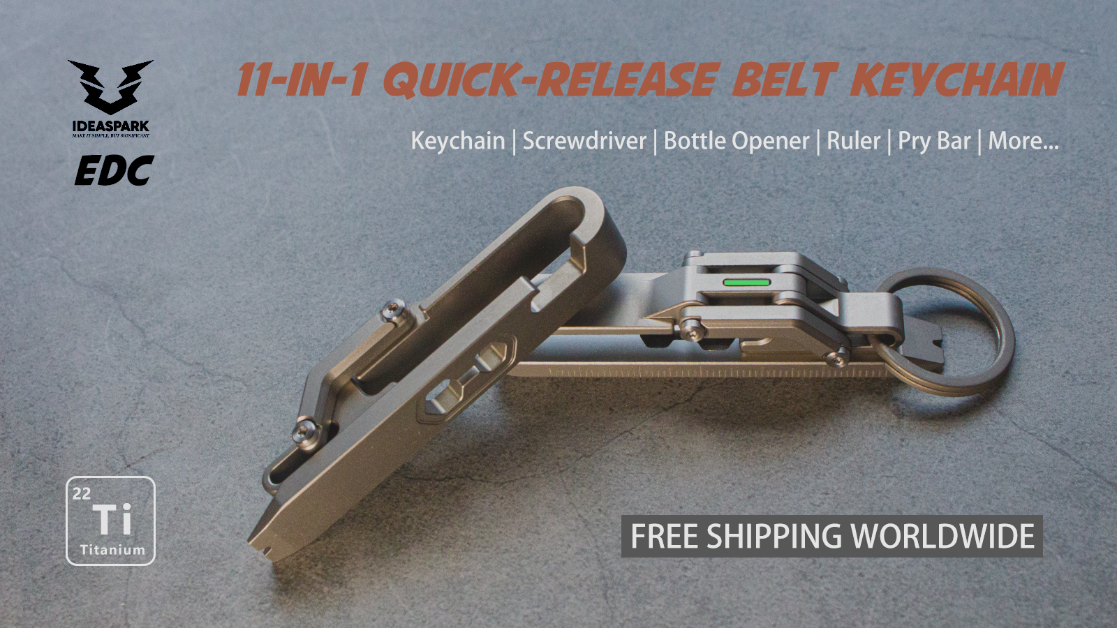 The Revolver - Titanium EDC Screwdriver Fidget Toy by Ideaspark - Indiegogo
