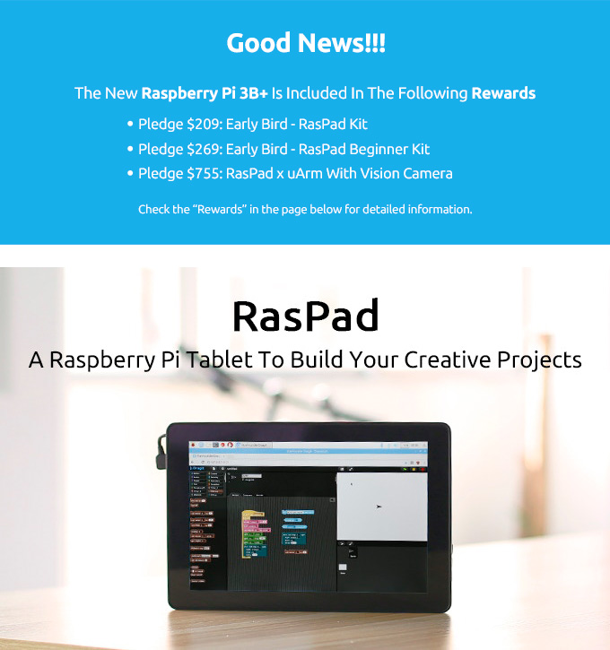 RasPad - a Raspberry Pi Tablet for Creative Ideas by SunFounder RasPad ...