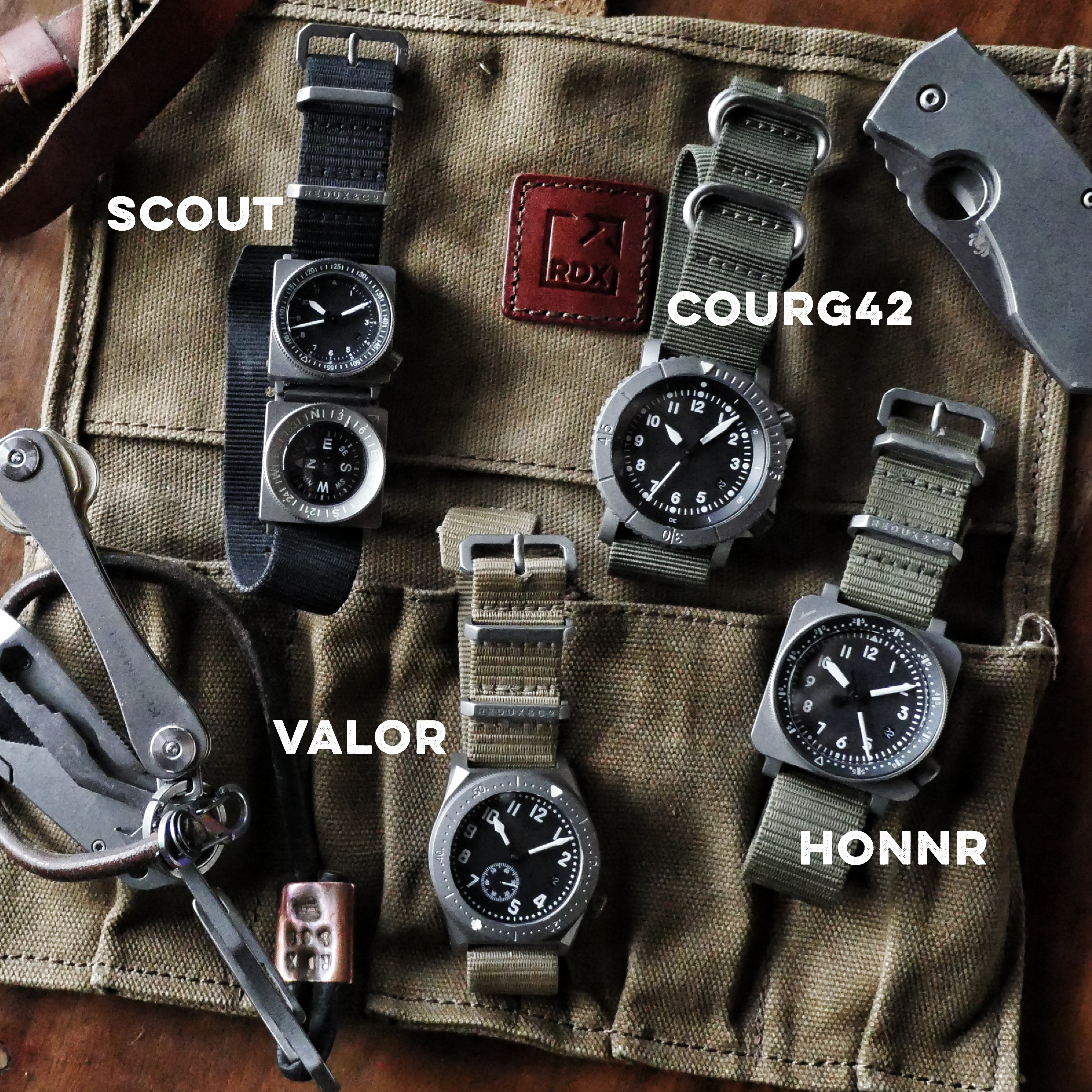 Titanium Pilot-Diver Mission Watches - Redux & Co. by Redux & Co