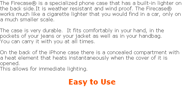 Firecase Firecase - a case that turns your phone into a lighter by Andre ...