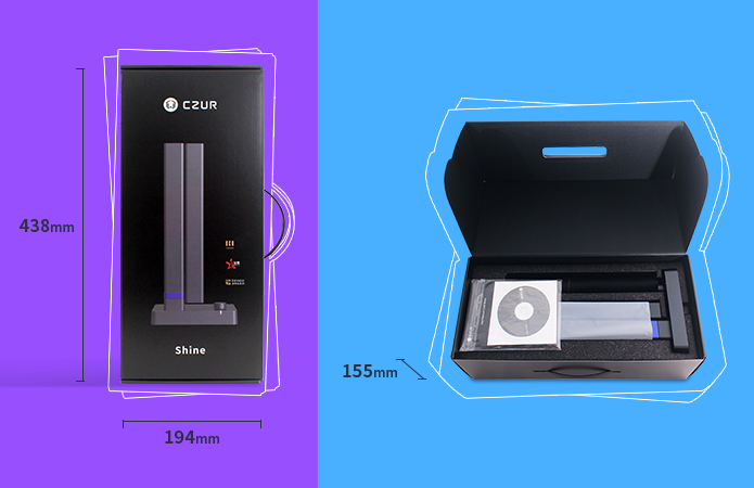Shine Ultra - Next Gen Portable & Powerful Scanner by CZUR - B.L.