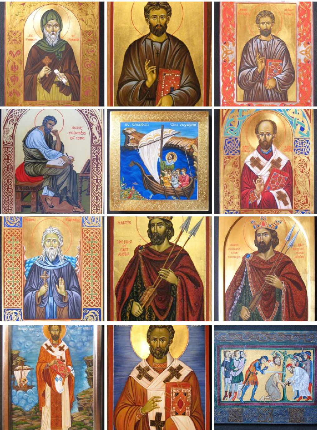Relicious Printing postcards of 120 sacred religious icons by Marchela Dimitrova ...