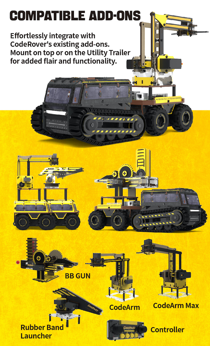 CodeRover ATV & Snowcat - DIY Robot Kits by Edify Robotics - Indiegogo