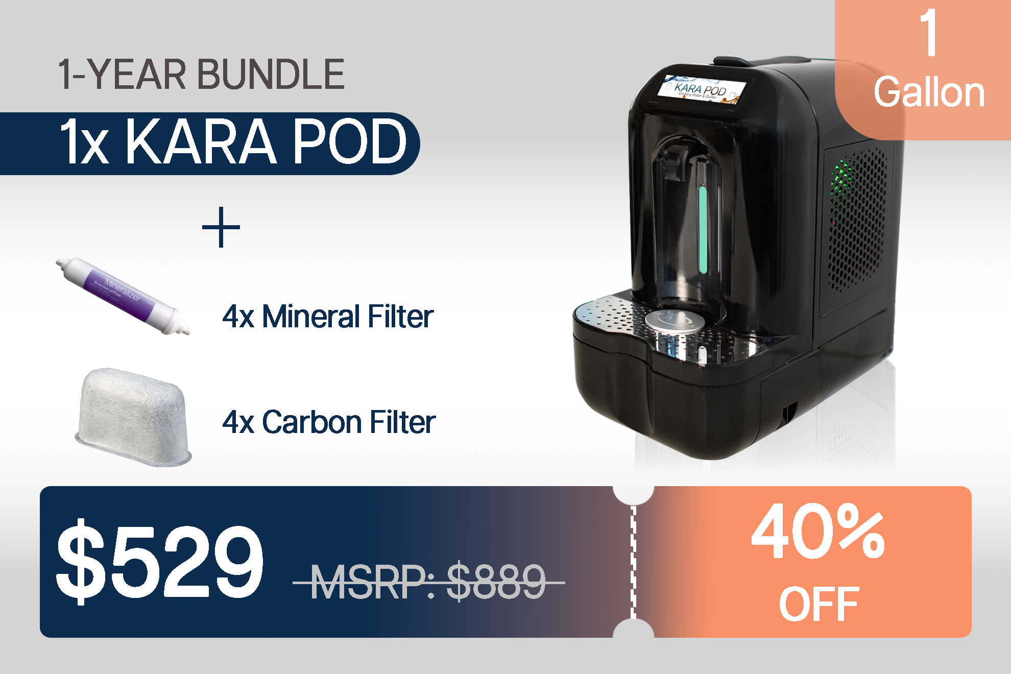Karapod KARA POD: 1st Mineral Water & Coffee Made From Air by Kara Water ...