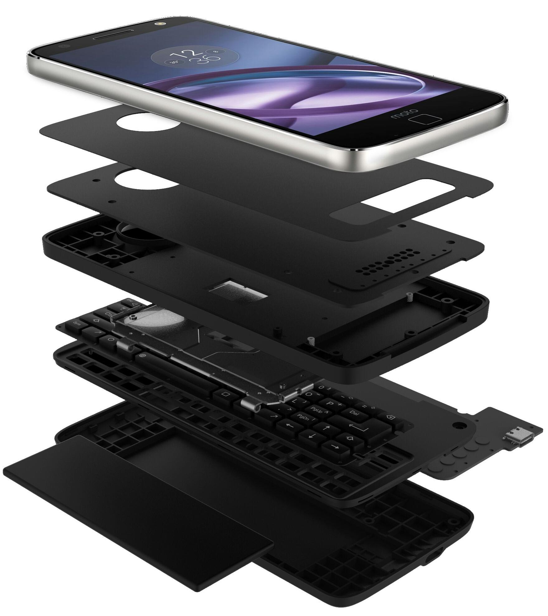 Keyboard Mod: A Physical Keyboard For The Moto Z by Liangchen Chen