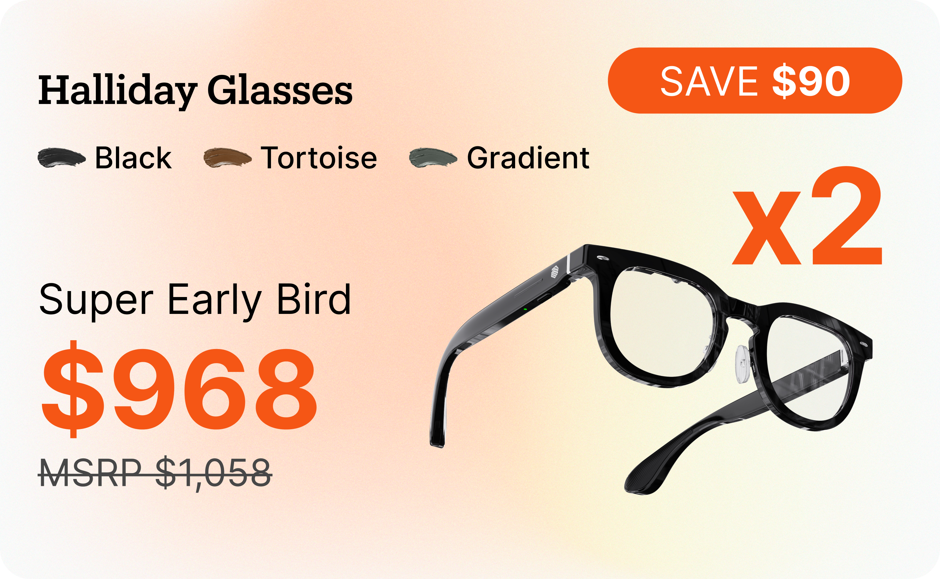 Halliday: Proactive AI Glasses, Invisible Display by Halliday - Indiegogo