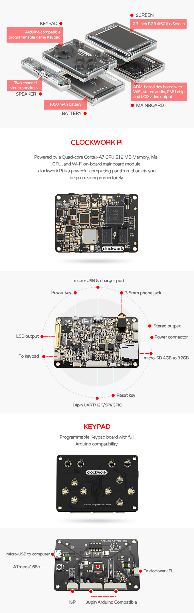 GameShell, Open Source Retro Gaming & STEM Console by clockwork - Indiegogo