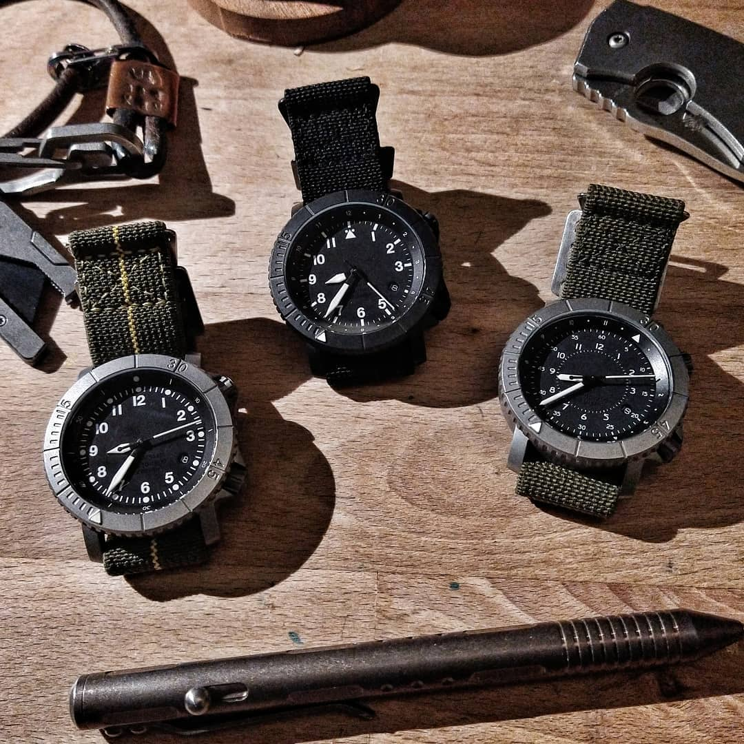 Titanium Pilot-Diver Mission Watches - Redux & Co. by Redux & Co