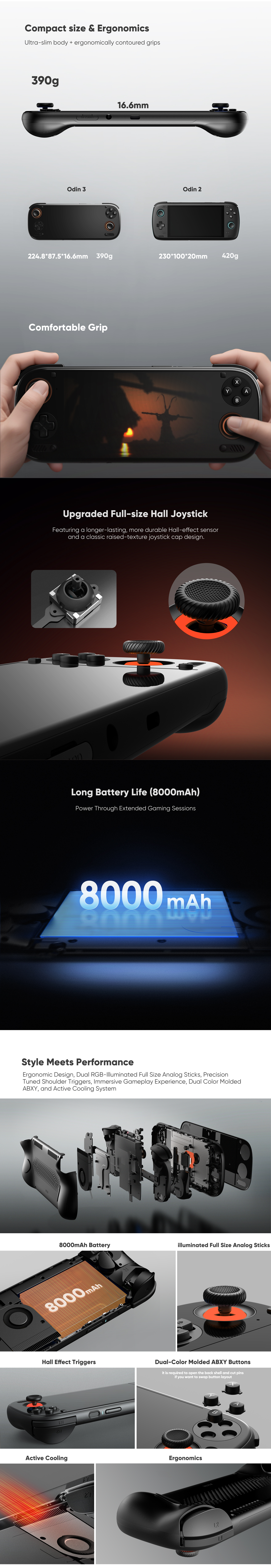 Odin 3: The Ultimate 6''120Hz OLED Gaming Handheld by AYN