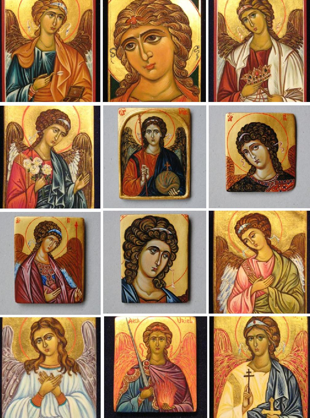 Relicious Printing postcards of 120 sacred religious icons by Marchela Dimitrova ...