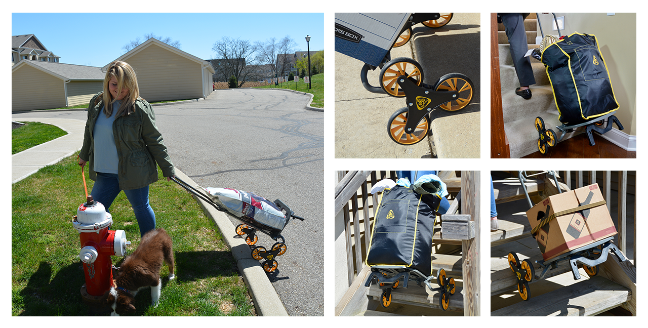 Michael Reznik Invention UpCart City: The Most Compact Stair Climbing Cart by Michael Reznik ...