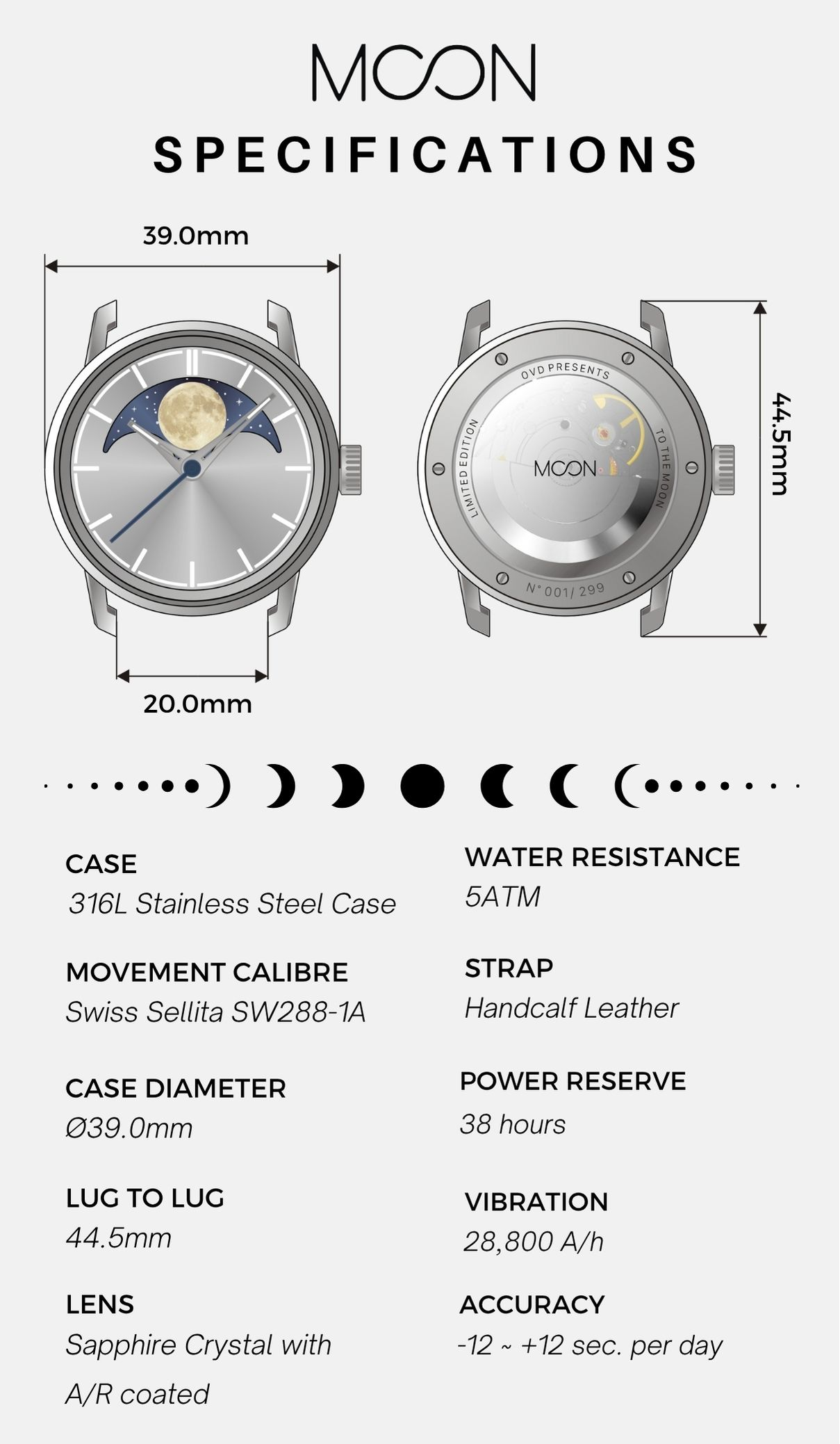 OVD Moon Infinity Featuring a Moon Phase Watch by OVD Watches