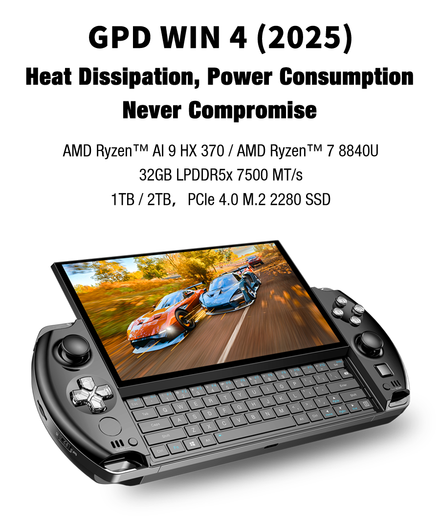 GPD WIN 4 2025 : AMD APU handheld Console by GPD HK - Indiegogo