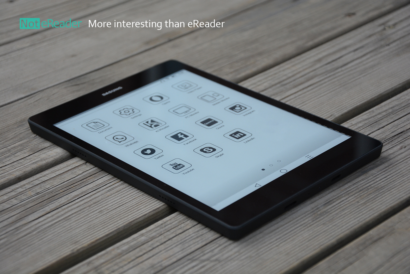 Not-eReader: First E-ink Mobile-Phone Monitor by DASUNG - Indiegogo