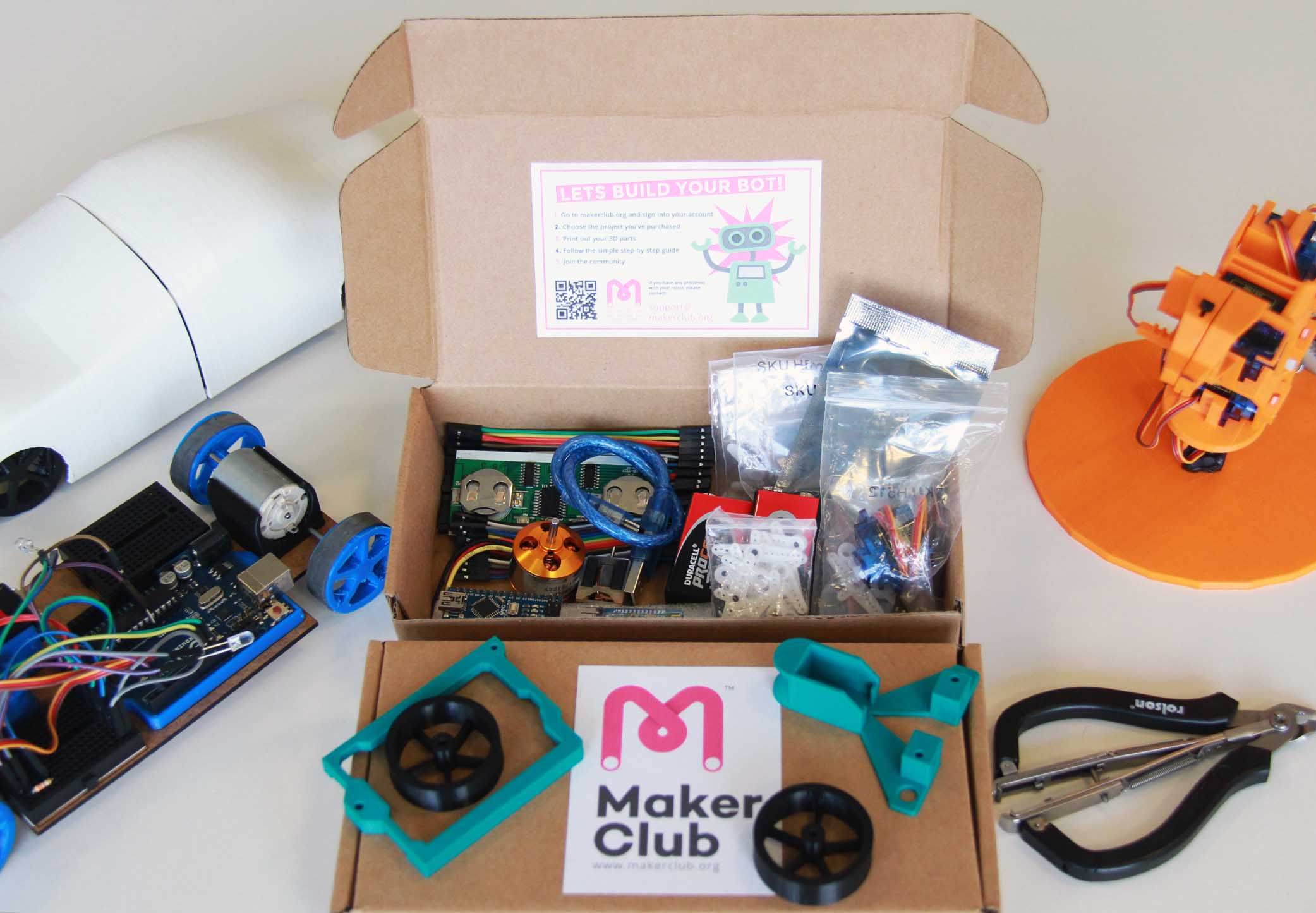 Learn 3D Printed Robotics: MakerClub by Declan Cassidy - Indiegogo