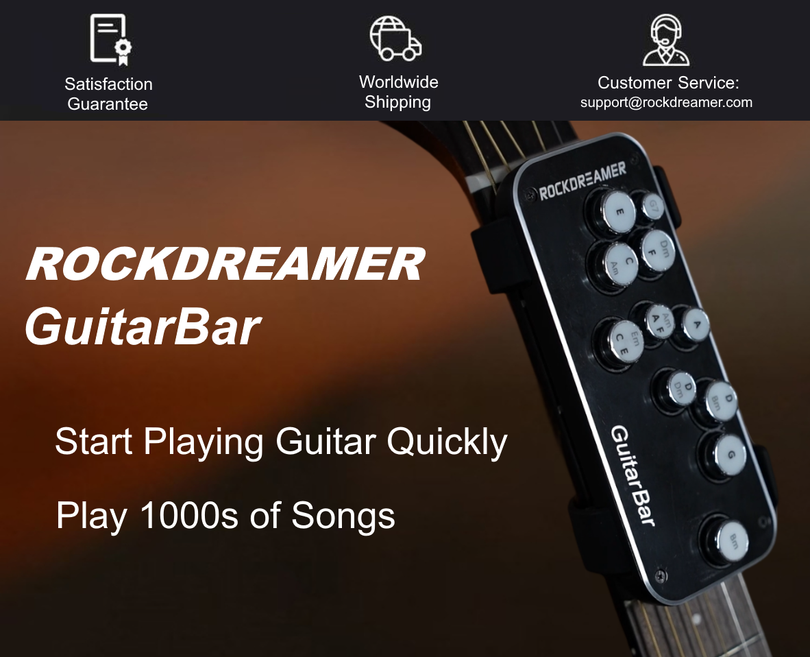 ROCKDREAMER GuitarBar: Premium GuitarAssist Device by RockDreamer