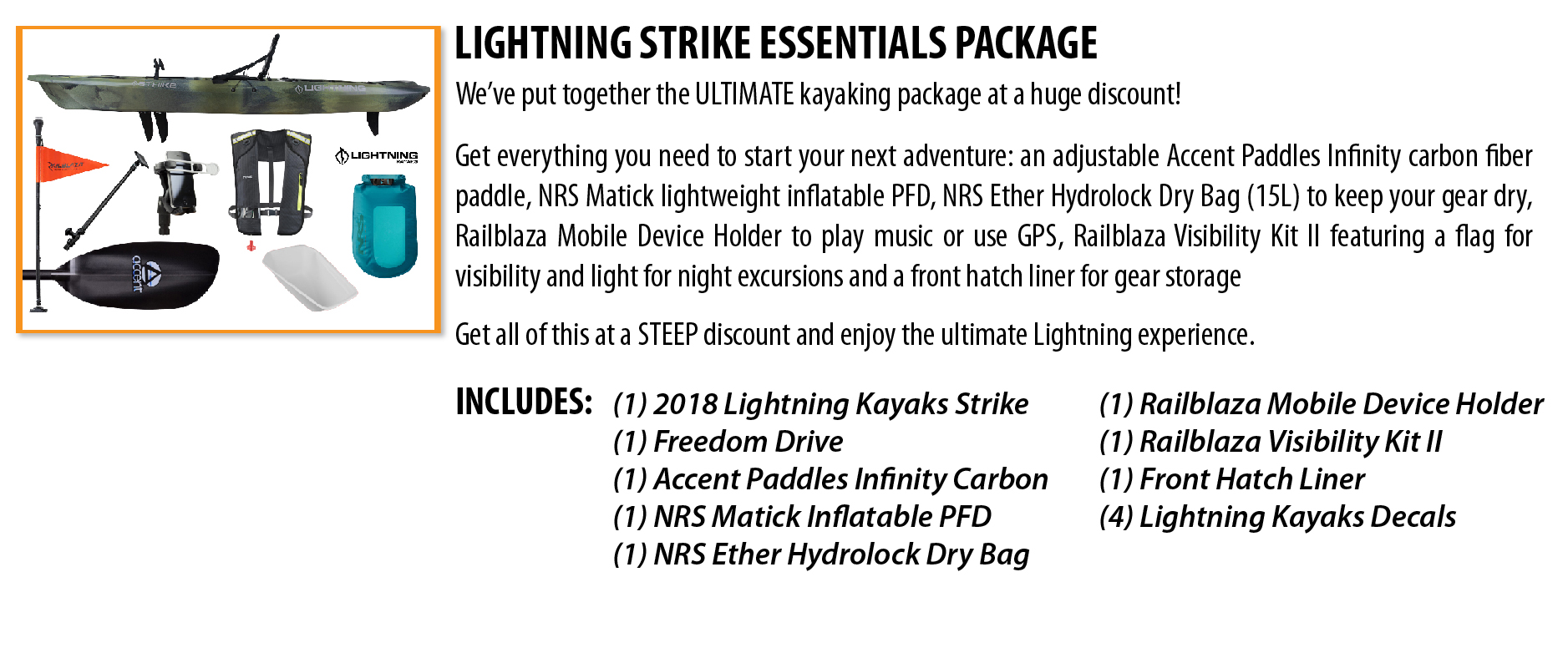 The 2018 Lightning Kayaks Strike: Foot-Powered Fun by Lightning Kayaks ...