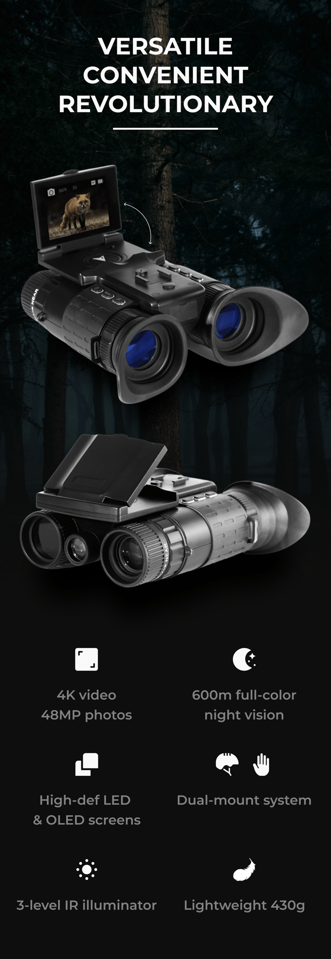 YASHICA Explorer: Dual Screen Night Vision by YASHICA Official - Indiegogo